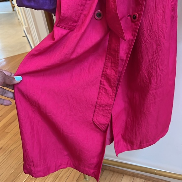 British Mist vintage trench coat size 7/8 - Picture 10 of 16